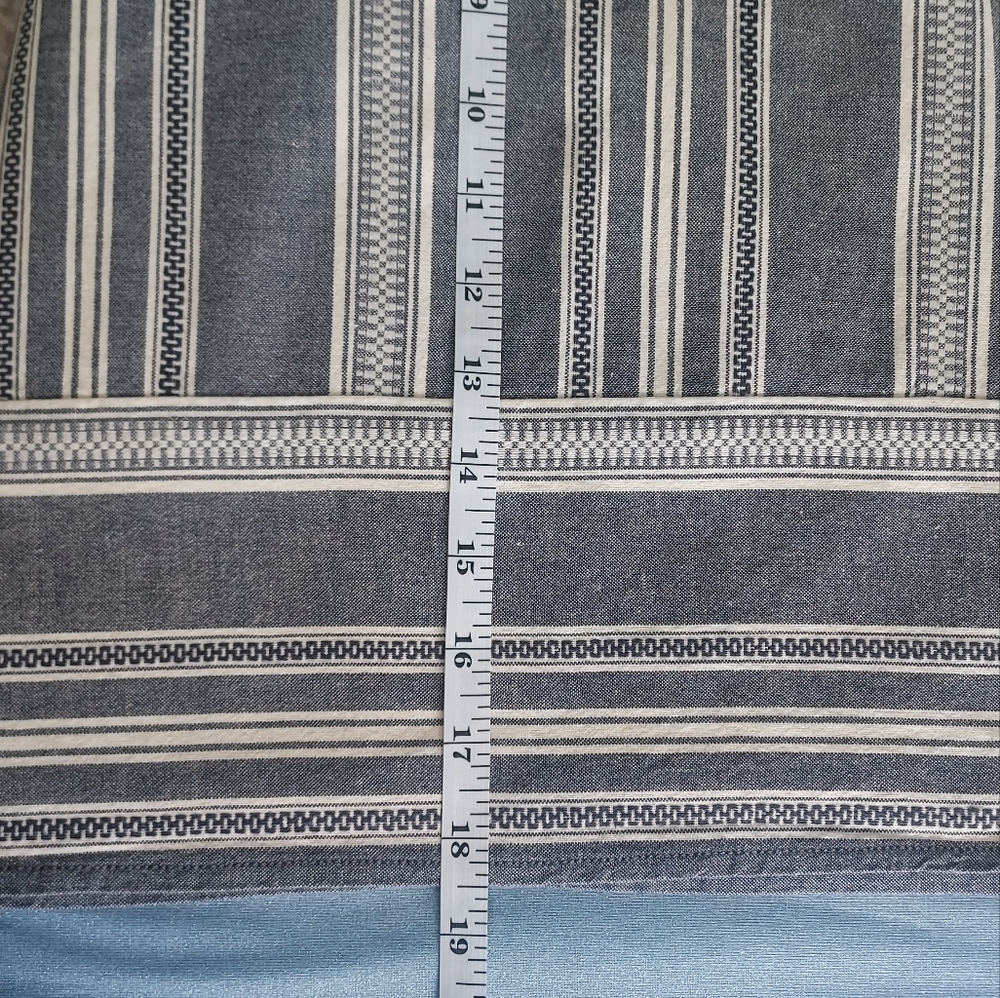 Loft, size 12 gray & cream, casual cotton skirt - Picture 4 of 8